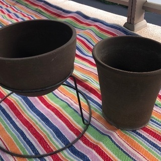 植木鉢（陶器）ラウンドトール型、ラウンド型