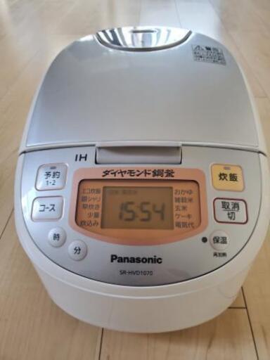 【Panasonic】IHジャー炊飯器【2018年製】