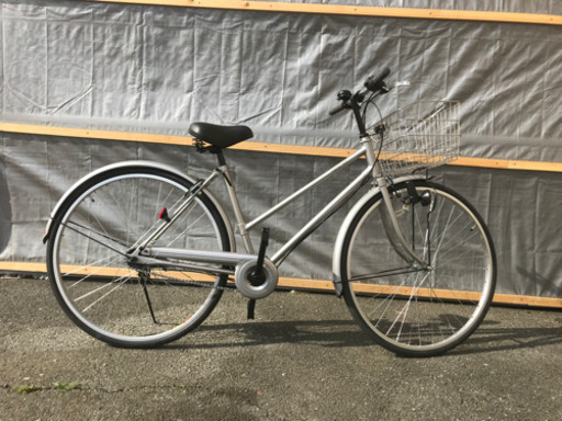 新品　ブリヂストン　27インチ 4段変速シティサイクル　リクエスト　シルバー　自転車