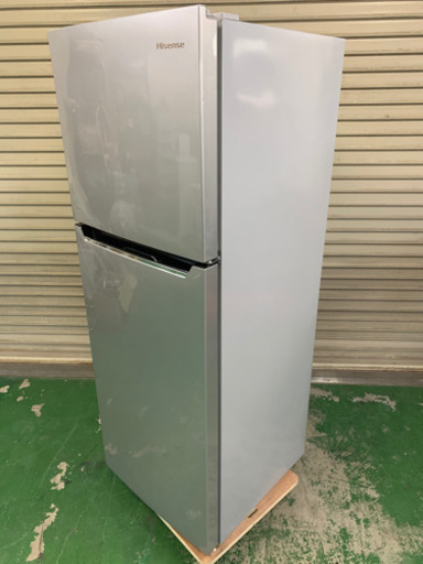 Hisense 2ドア 冷凍冷蔵庫 227L 2018年製 シルバー