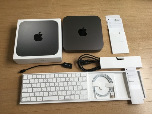 【中古】　 Apple Mac mini 2018 A1993 スペースグレイ　メモリ16GBに換装済！