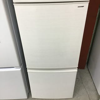 送料無料・設置無料サービス有り】冷蔵庫 2018年製 SHARP SJ-D14D-W