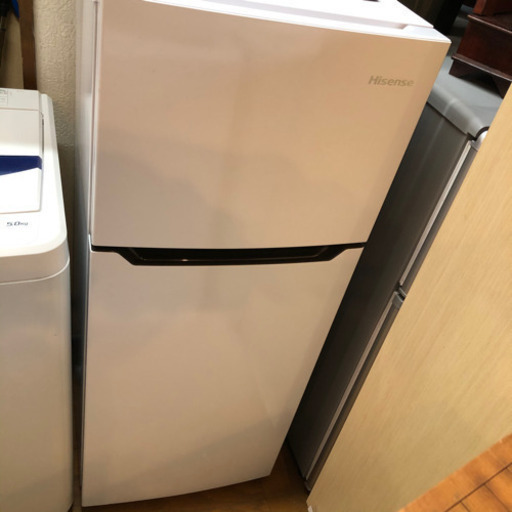 【摂津市内無料配送】(中古品)2018年製 Hisense2ドア冷蔵庫 HR-B12C