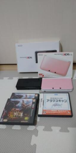 (再出品)ニンテンドー3DS、ニンテンドー3DSLLとソフト等