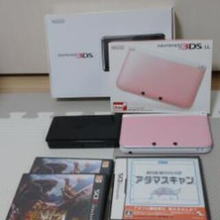 (再出品)ニンテンドー3DS、ニンテンドー3DSLLとソフト等