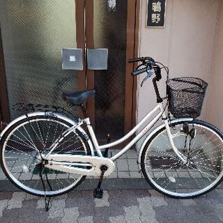 美品☆Takeda M MOSA 27吋ファミリーサイクル シングル/シルバー