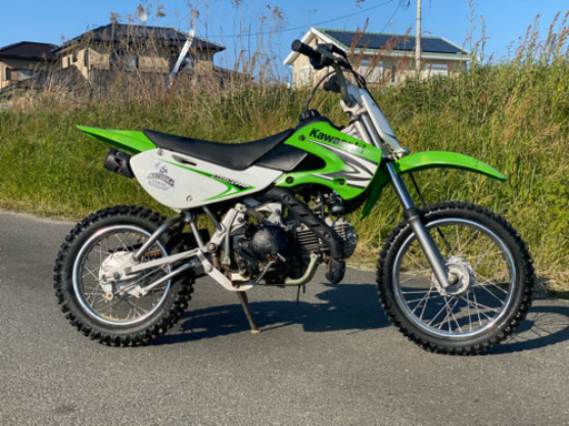 オフロードバイク　KLX110 キャブ清掃済