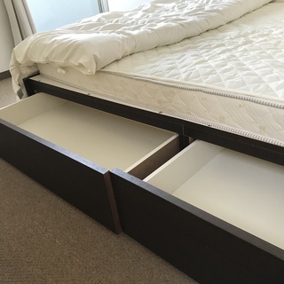 ニトリ　ダブルベッド　マットレス　掛け布団　カバー　枕✖️2 一式　お得♪