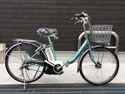 地域限定　ブリヂストン　アシスタ　新基準　24インチ　6AH　水色　ナチュラ　ビビ　神戸市　電動自転車