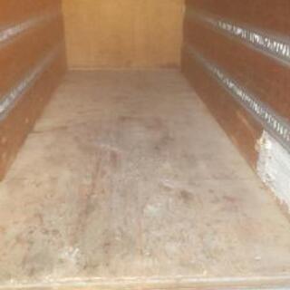 キズあり】【3t車でも配送可】アルミコンテナ 長さ約460cm×幅189cm