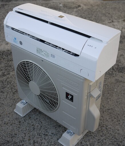 新同美品 19年製 シャープ ルームエアコン AY-J22S-W 2.2Kw 冷房6～9畳 暖房6～7畳 J-Sシリーズ プラズマクラスター7000搭載