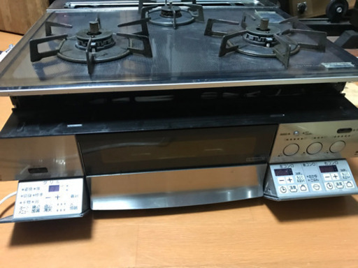 都市ガス用 中古ビルトインコンロ
