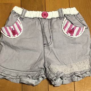 mother goose 女の子 90 ショートパンツ (中古美品)