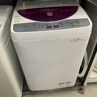 シャープ 4.5kg 全自動洗濯機 ES-45E8-KP 2012年