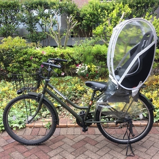 お値下げしました☆子供乗せ自転車全部セットでお譲りします。