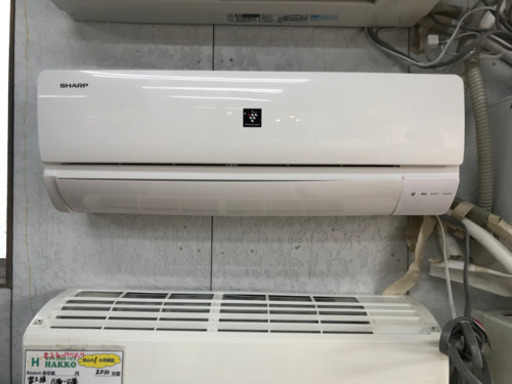 【リサイクルサービス八光　田上店　安心の1か月保証　配達・設置OK】SHARP AY-B22SD-W [高濃度プラズマクラスター7000搭載エアコン(6畳) ホワイト系 SDシリーズ]