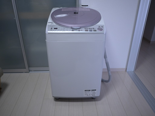 SHARP 洗濯乾燥機 洗8kg乾4.5kg ES-TX820 プラズマクラスター搭載/穴なし槽/Ag+イオンコート