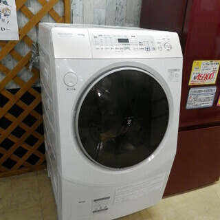 6ヶ月保証付】参考定価 ¥162,000 2013年製 SHARP シャープ ドラム式 洗濯