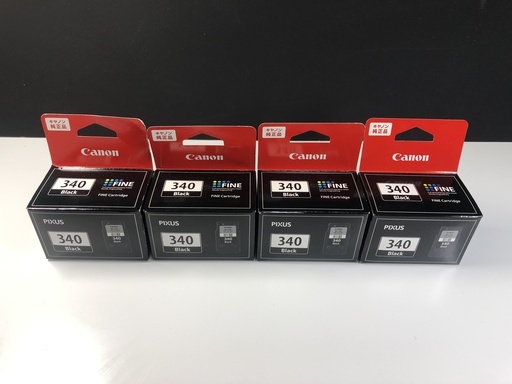新品　未開封　Canon キヤノン BC-340XL 大容量 純正インク　ブラック　4個セット