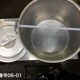 (06) 寸胴鍋 直径39㎝フタ付 業務用