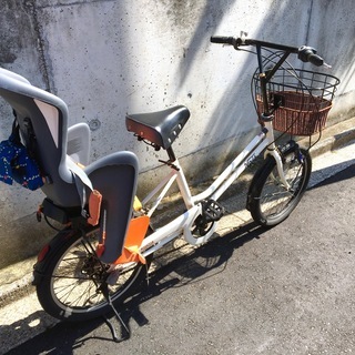 NOISBIKE ノイズバイク 子供乗せ自転車 20インチ 内装3段ギア 白 ミニベロ よく走ります。