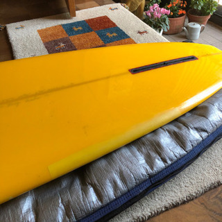 ロングボード中古 25000円　9.4f ソフトケース　フィン　付き