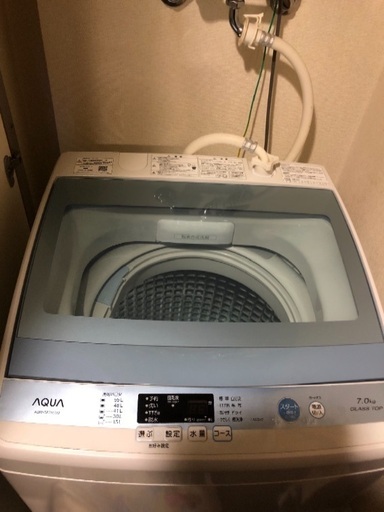 2017年製 AQUA 洗濯機 7kg