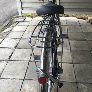 【値下げ】ママチャリ　自転車　ほぼ新品　26インチ　黒　3段変速　荷台付き　ドレスガード付き　札幌市　厚別