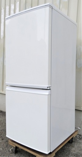 シャープ《2ドア冷凍冷蔵庫》SJ-14Y-W　137L　13年製