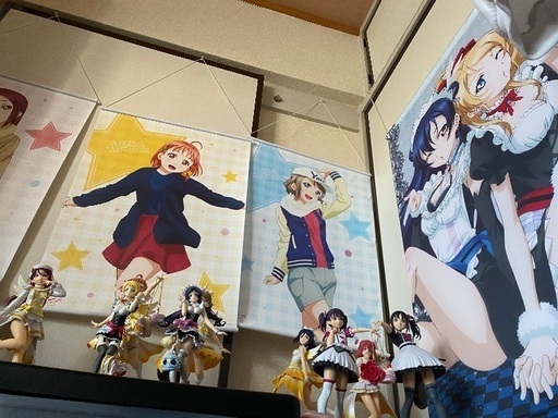 ラブライブフィギュア、タペストリーセット