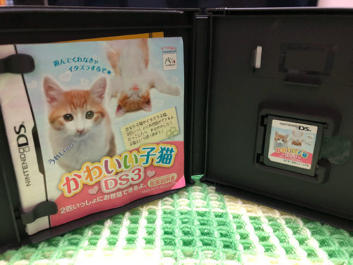 かわいい子猫ds3 かおりんご 調布のポータブルゲーム ニンテンドーds 3ds の中古あげます 譲ります ジモティーで不用品の処分