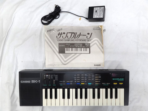 カシオ サンプリングキーボード 32鍵盤 CASIO SK-1 サンプルトーン