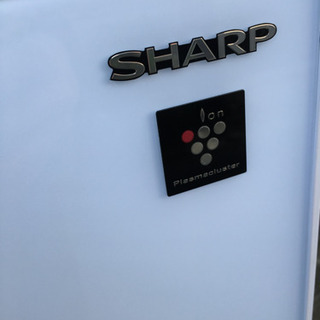 美品 2019年製 SHARP シャープ 137L冷蔵庫 プラズマクラスター ガラス扉 SJ-GD14E-W 超高年式