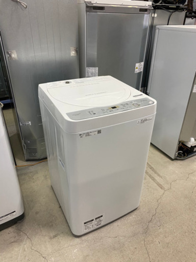 2019年製！配送可！SHARP 全自動電気洗濯機 ES-GE5C-W 5.5kg