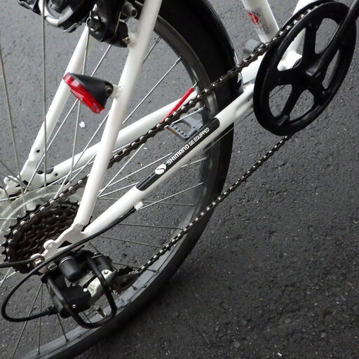 クロスバイク カゴ付き 泥除け付き 自転車 26インチ 完成品 シマノ6段変速 ・カギセット KAZATO カザト CKZ-266　通学/通勤に♪