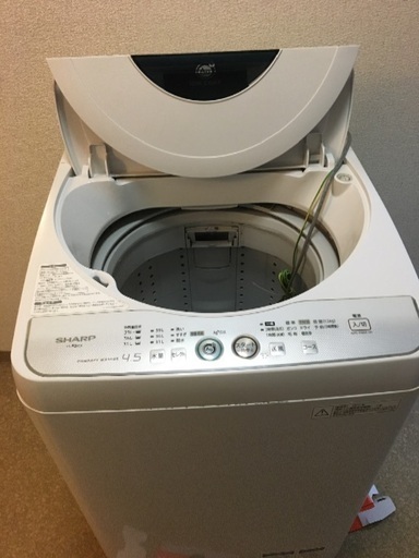 ☆シャープ SHARP ES-FG45L 4.5kg 全自動洗濯機◆風乾燥機能