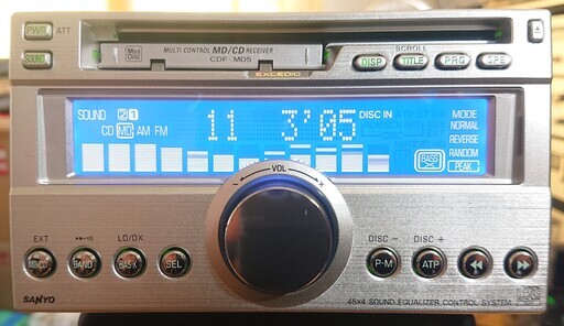 サンヨー Excedio Cd Md Radio ２dinカーオーディオ Cozy 札幌のカーオーディオ の中古あげます 譲ります ジモティーで不用品の処分