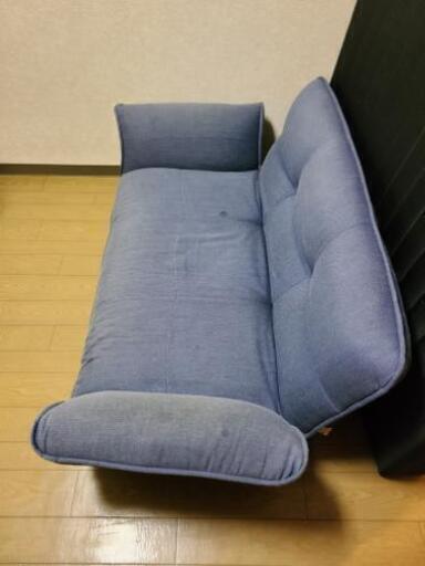 背もたれ倒せるソファーです 佐藤 佑弥 帯広のソファ 2人掛けソファ の中古あげます 譲ります ジモティーで不用品の処分