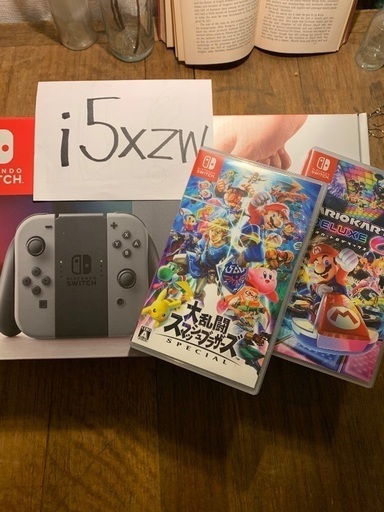 【美品（お得セット）】Switch本体 スマブラ マリカ