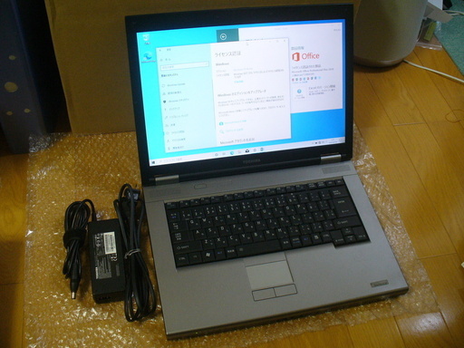 ⑫安心の東芝製 Windows 10 / Office 2016 Professional インストール済（ライセンス認証済） 15.4インチワイド ノートPC⑫