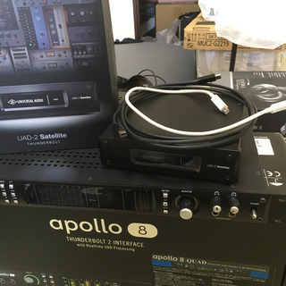 【セール：火曜17時まで】UAD  Apollo 8 Quad +有料プラグイン9万円分ほど