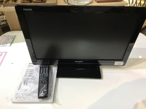 JH00324 シャープSHARP AQUOSアクオス22インチ②　2011年製　美品　動作確認済