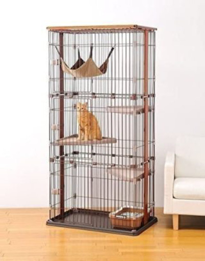 新品　ボンビアルコン ウッドワンサークル キャット ３段タイプ