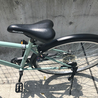マルイシ アパッシュ クロスバイク 6段 自転車 27インチ マットグリーン