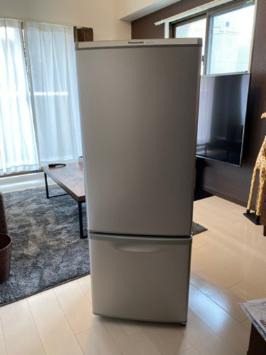 【値下げ】美品冷蔵庫！2017年Panasonic製！168L、2ドア、シルバー