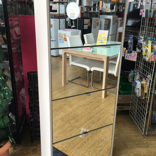 ⭐︎美品⭐︎ニトリ シューズボックス ミラー付き 肥り ⭐︎美品⭐︎ニトリ シューズボックス ミラー付き 肥り