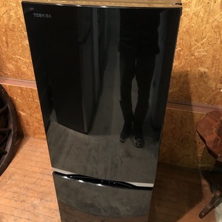 管理KRR168】TOSHIBA 2018年 GR-P15BS 153L 2ドア冷凍冷蔵庫