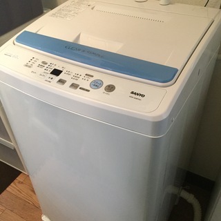 洗濯機 SANYO ASW-60BP(W) 中古【11月末受け渡...