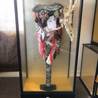 日本人形　羽子板