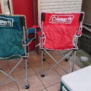 コールマンキャンプ椅子 ２脚